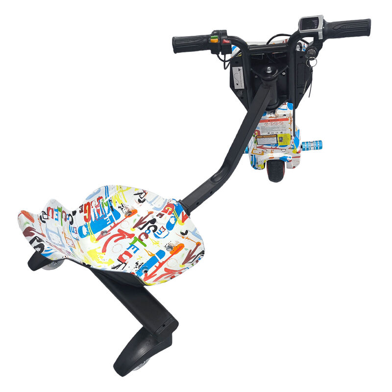 Electric Drift Go Kart for Kids 3 Wheel Ride On Trike with Bluetooth & 350W Graffito KART-01GF - Machter