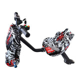 Electric Drift Go Kart For Kids 3 Wheel Ride On Trike With Bluetooth & 350W Pirate KART-01S - Machter