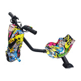 Electric Drift Go Kart for Kids 3 Wheel Ride On Trike with Bluetooth & 350W Hip-Hop KART-01TN - Machter