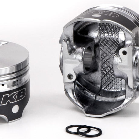 Piston & Pin Set (Performance) CHEV 383 SB V8 FLAT TOP KB HYP 8KB122-030 - KB - HYPEREUTECTIC