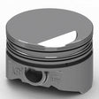 Piston & Pin Set (Performance) FORD 351 CLEV FLAT TOP KB HYP 8KB177-030 - KB - HYPEREUTECTIC