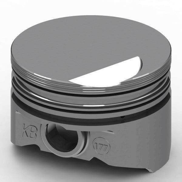 Piston & Pin Set (Performance) FORD 351 CLEV FLAT TOP KB HYP 8KB177-040 - KB - HYPEREUTECTIC