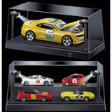 Black Base LED Model Car Display Case for 1:24 and 1:43 Scale Collectible - Diecast Models