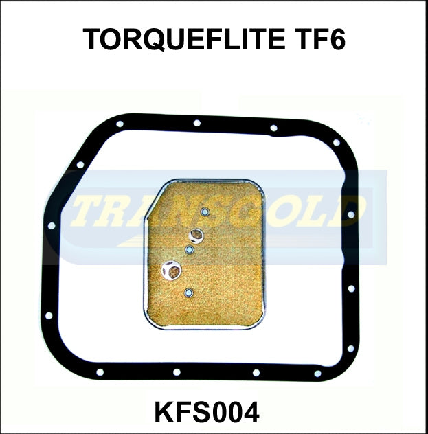 Transmission Filter Kit Fits Valiant, Dodge, Mitsubishi GfS4 T/F6 (904) KFS004 - Transgold | Universal Auto Spares