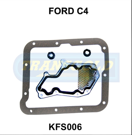 Transmission Filter Kit Fits Ford Falcon > 1982 GfS6 C4 KFS006 - Transgold | Universal Auto Spares