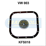 Transmission Filter Kit Fits Volkswagen 003 (Round Filter With Centre Hole) GFS18 KFS018 - Transgold | Universal Auto Spares