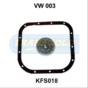 Transmission Filter Kit Fits Volkswagen 003 (Round Filter With Centre Hole) GFS18 KFS018 - Transgold | Universal Auto Spares