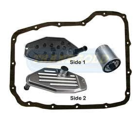 Transmission Filter Kit Fits Jeep Cherokee/Grand Cherokee 45RFE, 55RFE Full Kit (Spin On + Pan Filter) KFS1096 - Transgold