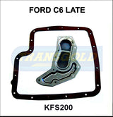 Transmission Filter Kit Fits Ford 1975-80 C6 KFS200 - Transgold
