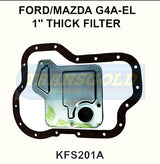 Transmission Filter Kit Fits Ford/Mazda (1'' Thick Filter) Turbo Gfs401 G4A KFS201A - Transgold