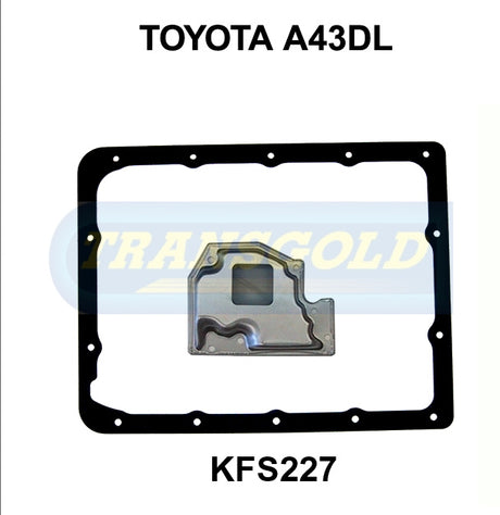 Transmission Filter Kit Fits Toyota A43Dl, A44Dl/Aw372L Holden/Tarago/Hiace Gfs427 KFS227 - Transgold | Universal Auto Spares