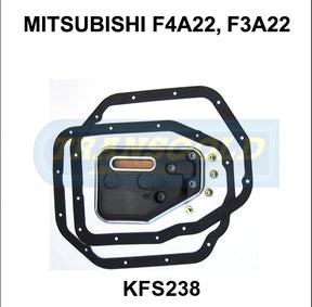 Transmission Filter Kit Fits Mitsubishi F3A22/F4A22/Hyundai Gfs438 KFS238 - Transgold