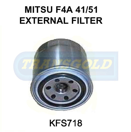 Transmission Filter Kit Fits Mitsu Spin On F4A51 KFS718 - Transgold | Universal Auto Spares