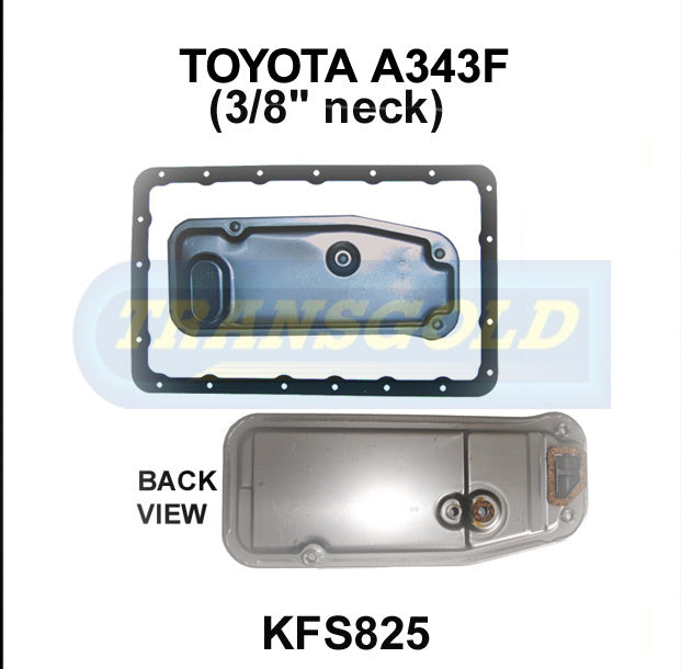 Transmission Filter Kit TOYOTA A340F (3/8 PICKUP) KFS825 Transgold