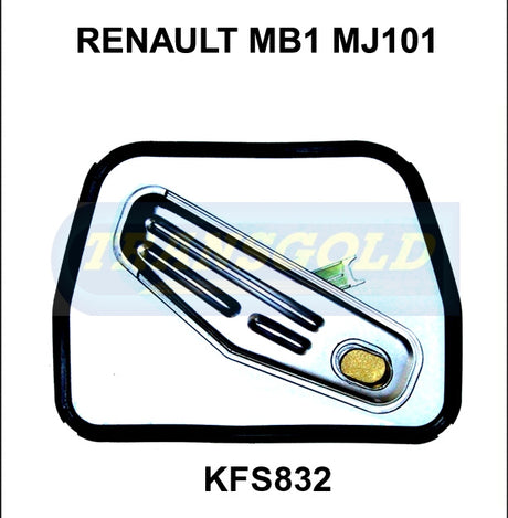 Transmission Filter Kit Fits Renault Mb1, Mb3 1983-85 Fuego KFS832 - Transgold | Universal Auto Spares