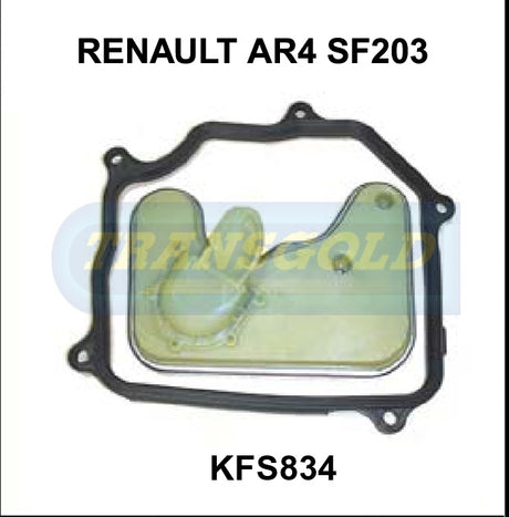 Transmission Filter Kit Fits Renault Ar4 1990 On KFS834 - Transgold | Universal Auto Spares