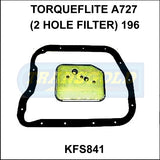 Transmission Filter Kit Fits Torqueflite A727 (2 Hole Filter) 1962-66 KFS841 - Transgold