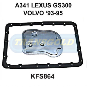 Transmission Filter Kit Fits Lexus GS300, Volvo '93-95 A341 KFS864 - Transgold