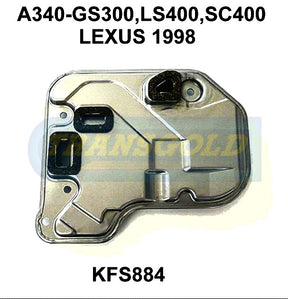 Transmission Filter Kit Fits Lexus 1998 On Es300, Gs300, Is300, Ls430,Sc430 KFS884 - Transgold | Universal Auto Spares