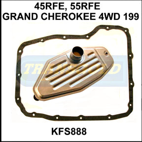 Transmission Filter Kit Fits Grand Cherokee 4WD 1999 On 45RFE, 55RFE KFS888 - Transgold