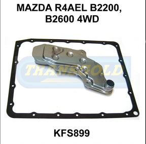 Transmission Filter Kit Fits Mazda R4AEL B2200, B2600 4WD KFS899 - Transgold