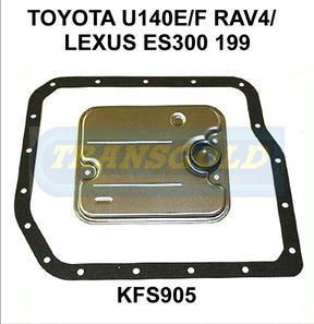 Transmission Filter Kit Fits Toyota U140E/F Rav4/Lexus Es300 1999 On KFS905 - Transgold