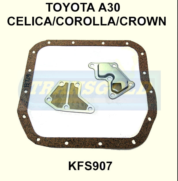 Transmission Filter Kit Fits Toyota A30 Celica/Corolla/Crown KFS907 - Transgold | Universal Auto Spares