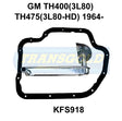 Transmission Filter Kit Fits GM Th400(3L80) Th475(3L80-Hd) 1964-67 KFS918 - Transgold | Universal Auto Spares