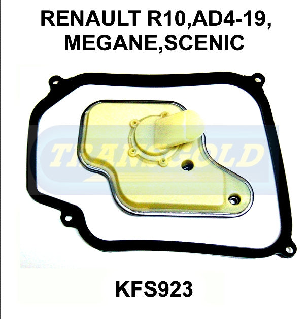 Transmission Filter Kit Fits Renault R10,Ad4 - 19,Megane,Scenic 1991 On KFS923 - Transgold | Universal Auto Spares