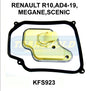 Transmission Filter Kit Fits Renault R10,Ad4 - 19,Megane,Scenic 1991 On KFS923 - Transgold | Universal Auto Spares