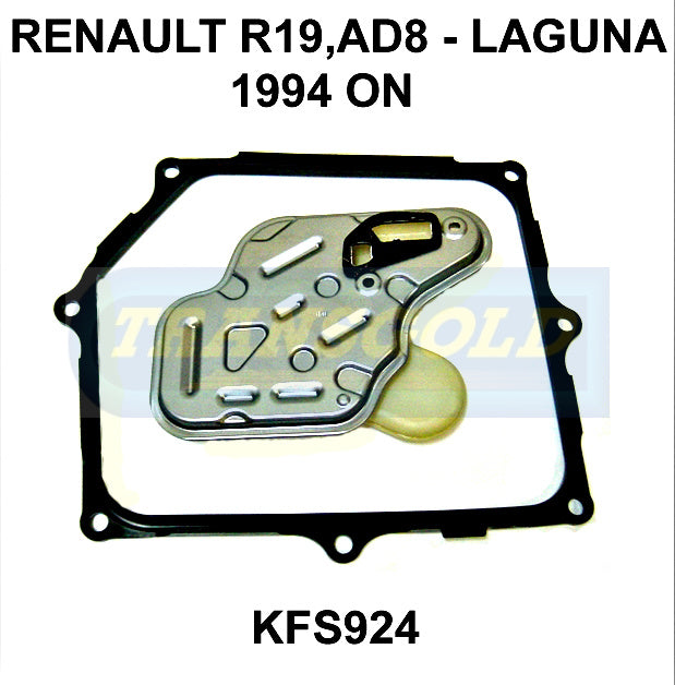 Transmission Filter Kit Fits Renault R19,Ad8 - Laguna 1994 On KFS924 - Transgold | Universal Auto Spares