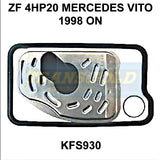 Transmission Filter Kit Fits Mercedes Vito 1998 On ZF 4HP20 KFS930 - Transgold