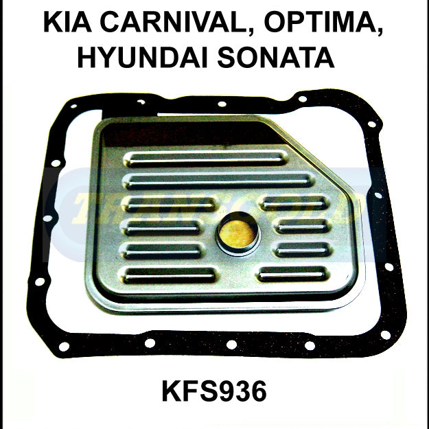 Transmission Filter Kit Fits Kia, Carnival, Optima, Hyundai Sonata, Trajet 1997 On KFS936 - Transgold