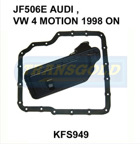 Transmission Filter Kit Fits Audi, VW 4 Motion 1998 On JF506E KFS949 - Transgold