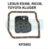 Transmission Filter Kit Fits Toyota Camry 2006 On, RX330 2003 On KFS952 - Transgold
