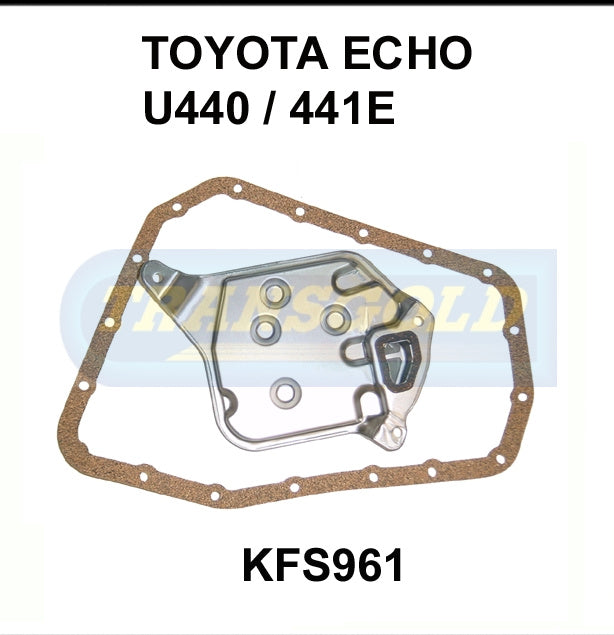 Transmission Filter Kit Fits Toyota Echo U440/441E KFS961 - Transgold | Universal Auto Spares