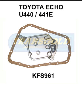 Transmission Filter Kit Fits Toyota Echo U440/441E KFS961 - Transgold
