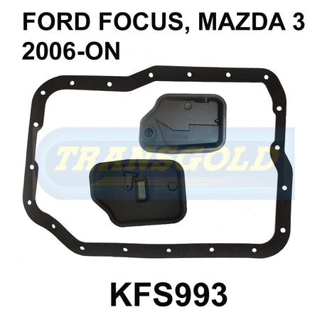 Transmission Filter Kit Ford Focus, Mazda 3 2006 On KFS993 - Transgold | Universal Auto Spares