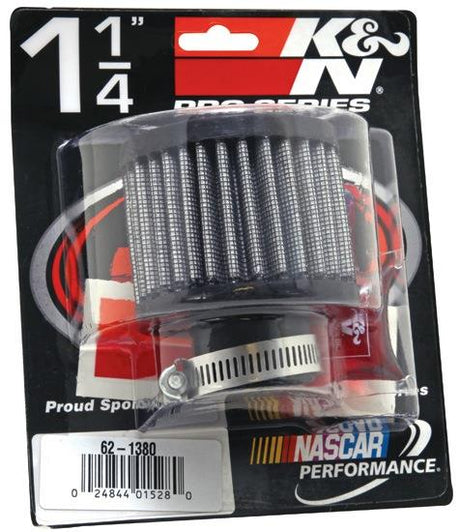 Reusable Vent Breather Air Filter 1-1/4 ID Vent 3 Dia 2-1/2 H KN621380 - K&N Filters