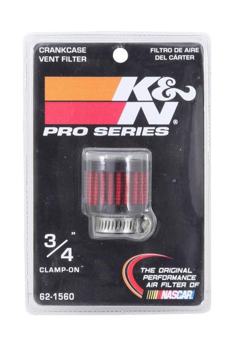 Breather Air Filter 3/4"FLG 1-3/8"OD 1-1/8"H KN621560 - K&N Filters