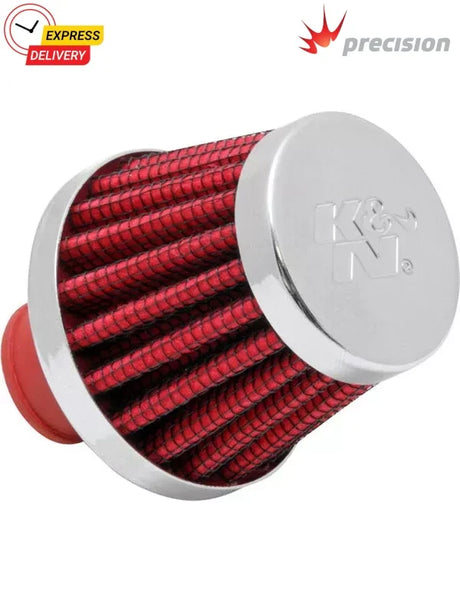 Breather Air Filter 3/8"-1/2"ID FLG X 2"OD B X 1.5"T X 1-3/4"H KN621600RD - K&N Filters