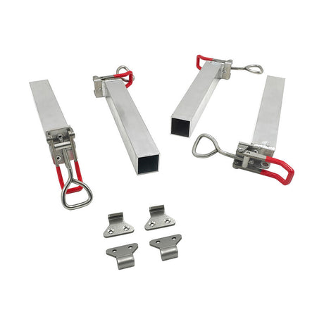 4 x Latch Locking Clamp Fit For Jack / Lift Off Canopy Ute Box Locks - Machter