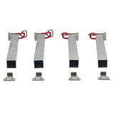4 x Latch Locking Clamp Fit For Jack / Lift Off Canopy Ute Box Locks LCCKIT-003 - Machter