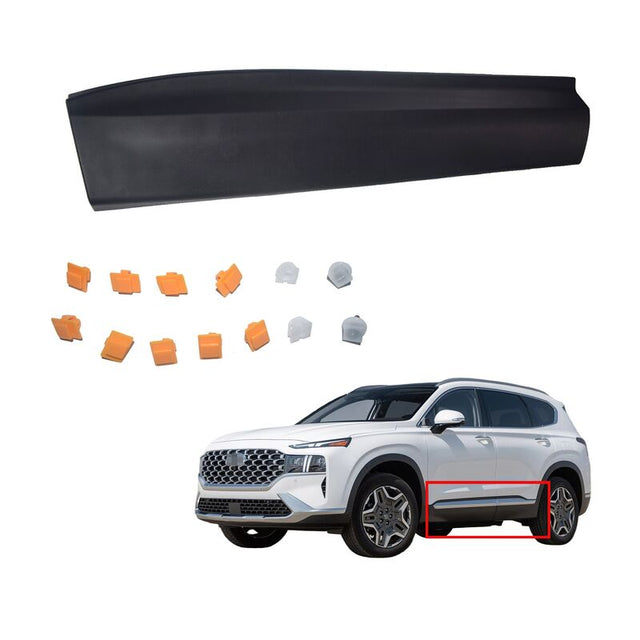 Front Door Lower Molding Garnish Left Hand Side Fit For Hyundai Santa FE DM 2012-2018 LDM-HY001 - Machter