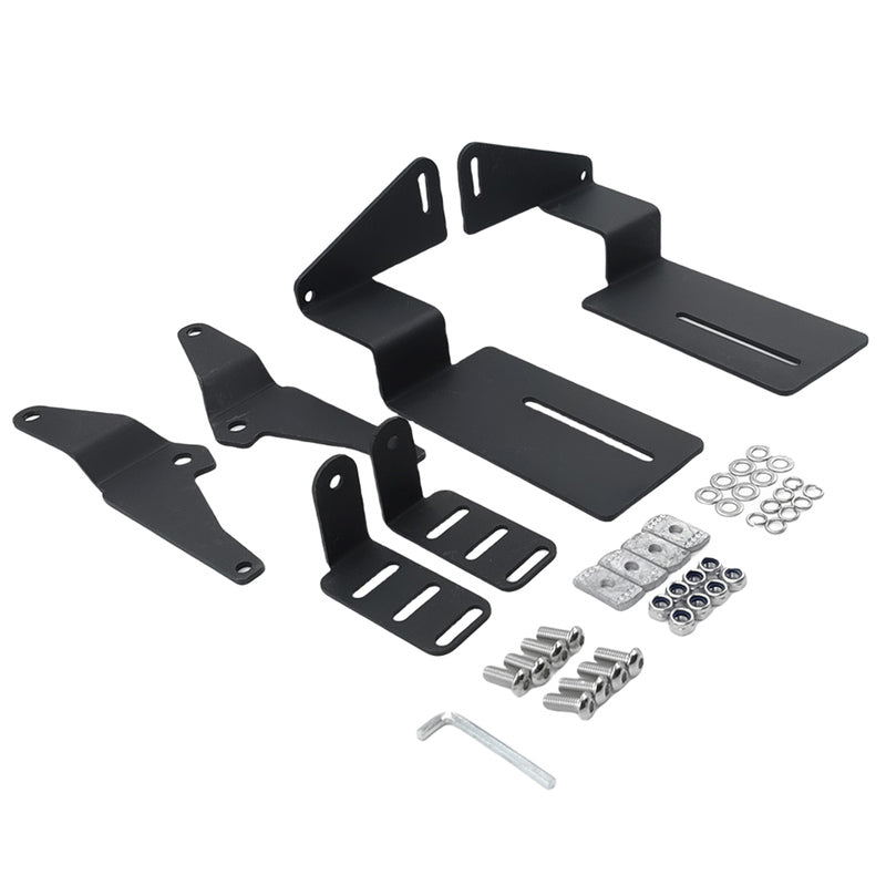 Pair LED Light Bar Brackets Fit For Rhino Rack Platform V2.0 LEDBK-002 - Machter