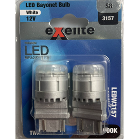 Wedge 9-16V P27/7W 6000K 3157 Base (2PK) LEDW3157 - Exelite