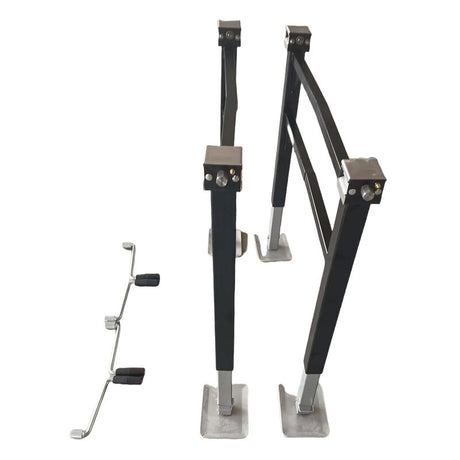 4 Pieces Heavy Duty Lift Off Jack Off Legs Adjustable Fit For Caravan Canopy - Machter