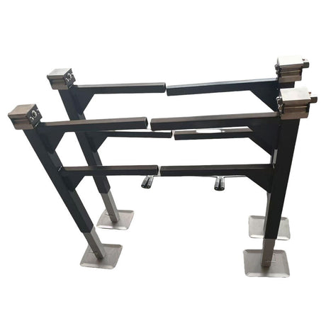 4 Pieces Heavy Duty Lift Off Jack Off Legs Adjustable Fit For Caravan Canopy - Machter