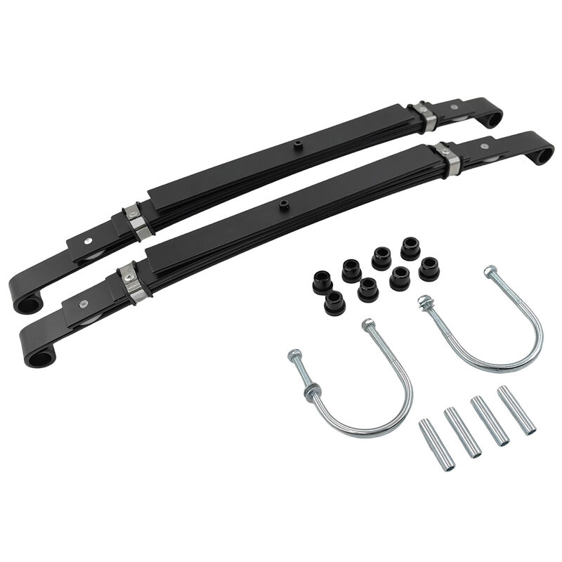 4-Leaf Golf Cart Rear Leaf Spring Kit Fit For Club Car Precedent Gas & Electric 2004-ON LHS-CLUB002-2PCS - Machter