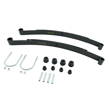 Golf Cart 2-Leaf Rear Leaf Springs Set With Bushing Kit Fit For EZGO RXV 2008-ON LHS-EZ001-2PCS - Machter